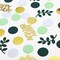 300 Pcs Sage Green Happy Birthday Confetti Greenery Gold Table Confetti Decorations Green and Gold Birthday Party Decorations (Happy Birthday)